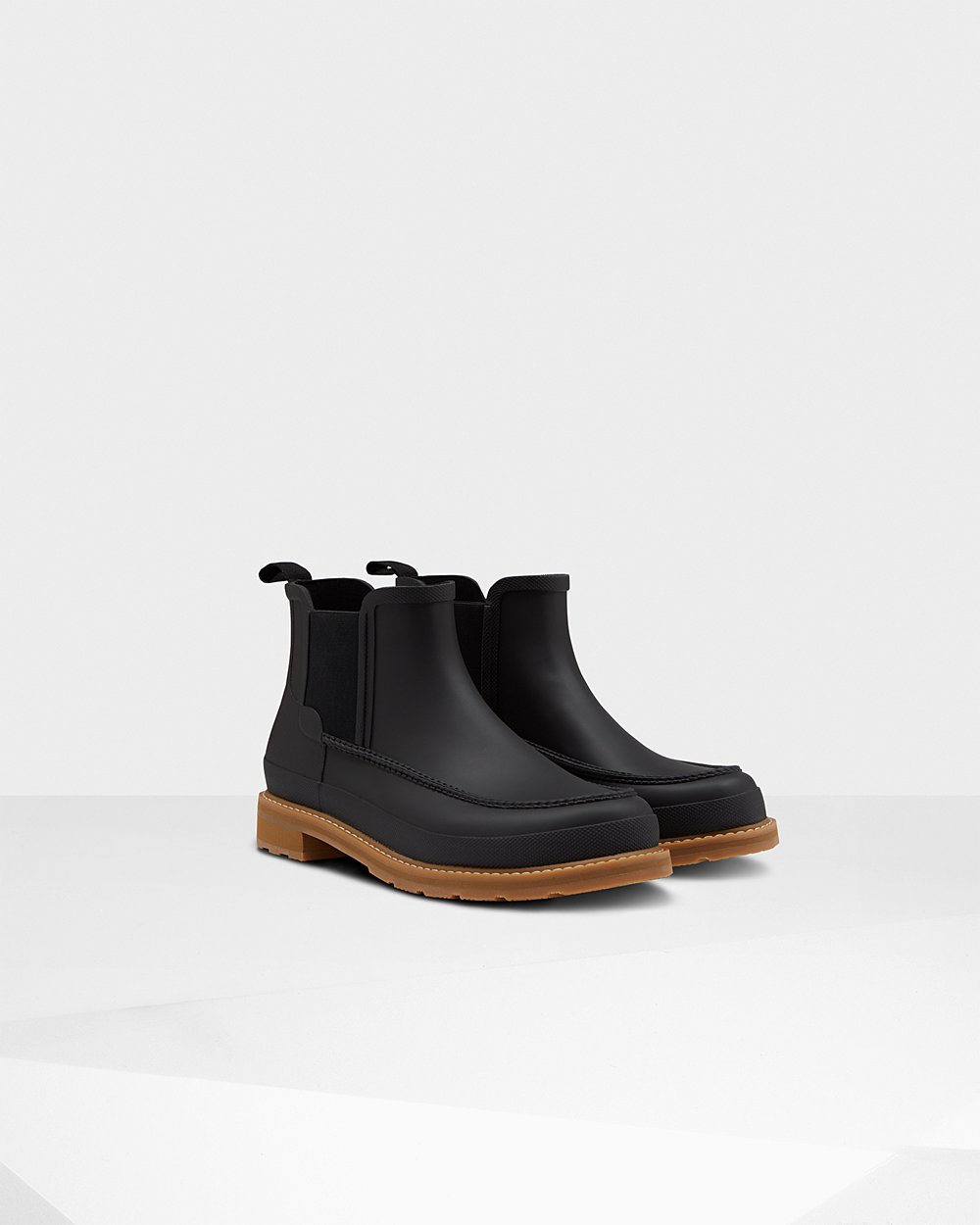 Botas Chelsea Original Moc Toe Hunter Hombre - Negros - 679530JAB